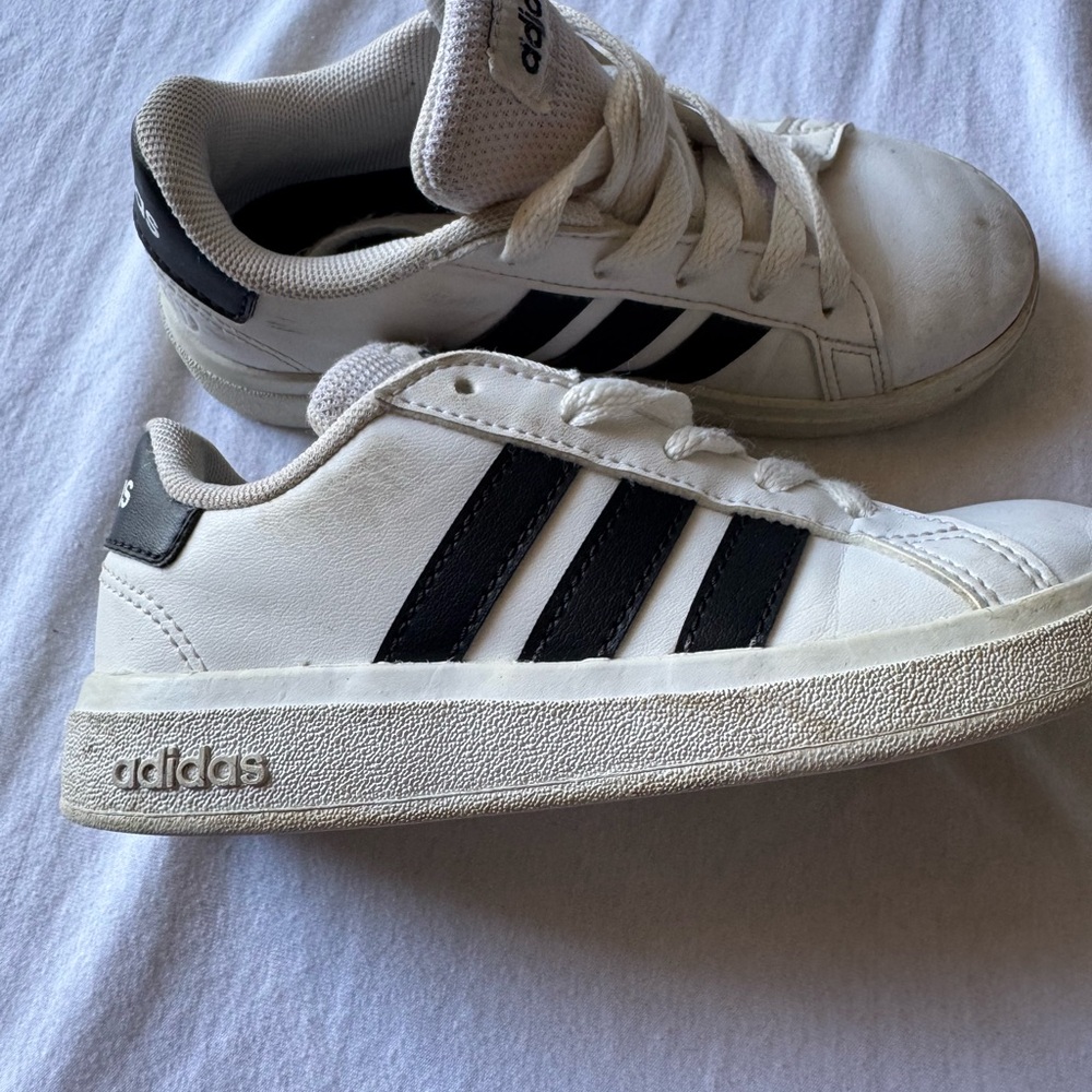 Adidas White and Black Sneakers